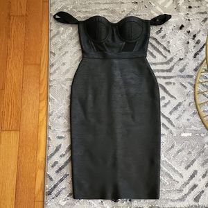 Black bandage dress sz m